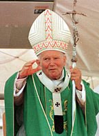 The Pope arrives in Lesotho