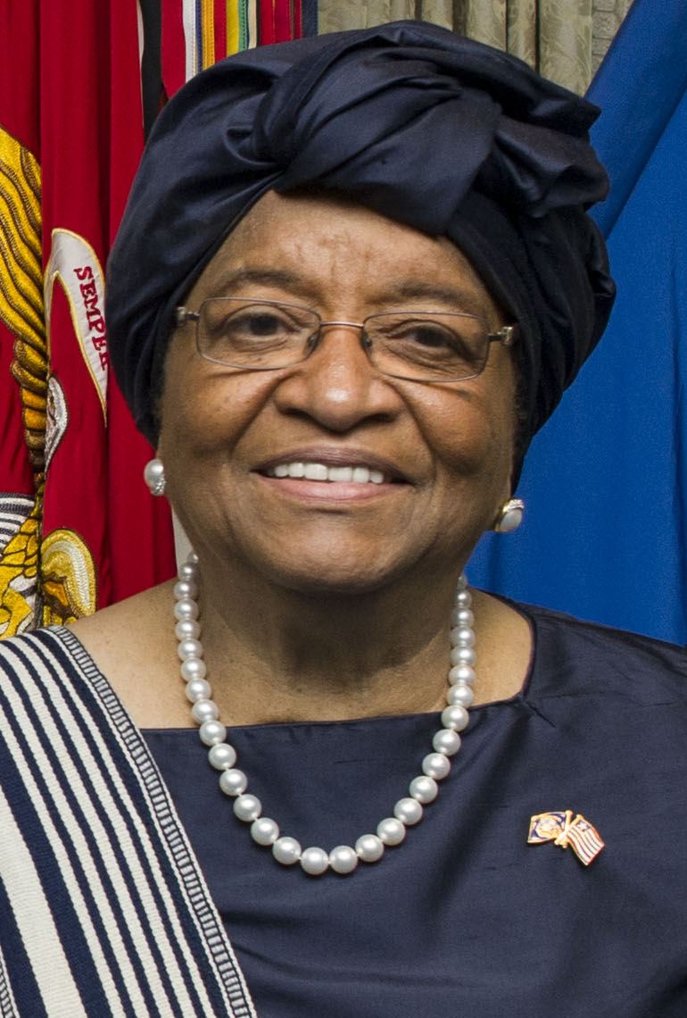 South African President Thabo Mbeki hails Liberian President Ellen Johnson-Sirleaf for making history by becoming Africa’s first elected woman president in post-war elections