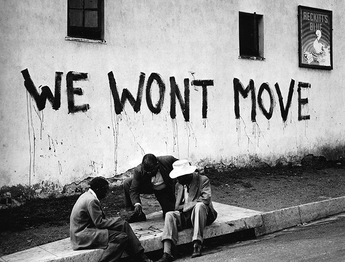 Final evacuation of Sophiatown by black residents