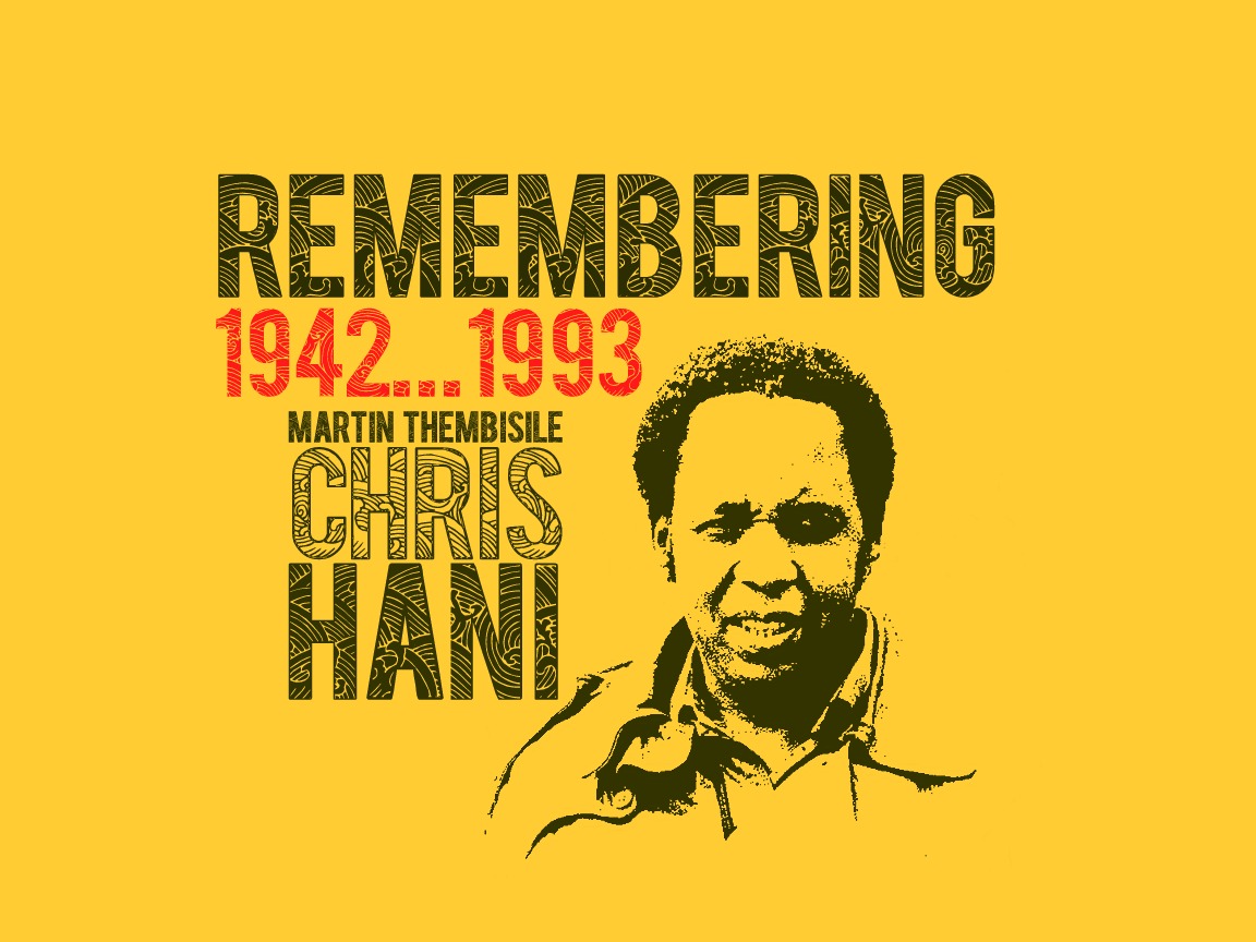 Chris Hani, the SACP secretary-general, is assassinated