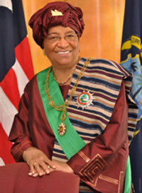 Ellen Johnson-Sirleaf, becomes the first woman to be Head of State in Africa