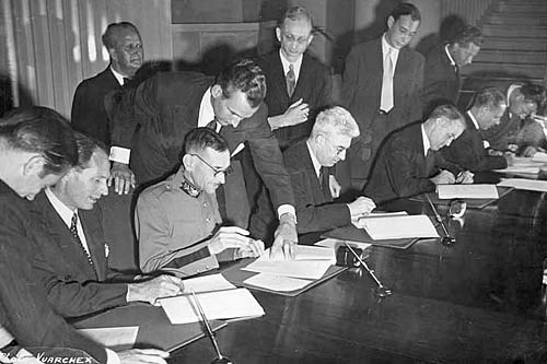 A conference is held in Geneva, Switzerland (1949) to revise the original Geneva Conventions.