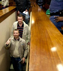 Boeremag members Dirk Hanekom and Henk van Zyl are arrested in Memel. Only Hanekom is charged.