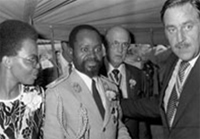 South African Foreign Minister, ‘Pik’ Botha denies South African support for RENAMO