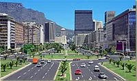 Electric lights are installed in Adderley Street, Cape Town.