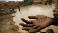 An international measure is adopted in Antwerp to block rebel groups from trading conflict diamonds