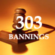Names of 303 banned people are published