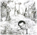 South African artist Fikile Magadledla is born