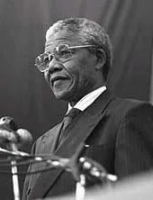 Mandela addresses ANC rally in Durban