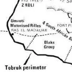 The fall of the fortress town of Tobruk