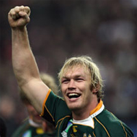 Springbok rugby player, Schalk Burger is born in Port Elizabeth