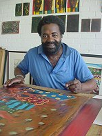 Justice Sfiso Ka-Mkame, SA artist, is born in Durban