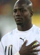 Stephen Appiah, retired Ghanaian footballer is born