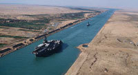 Britain and Egypt sign the Suez Canal agreement.