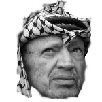 President Yasser Arafat arrives in SA
