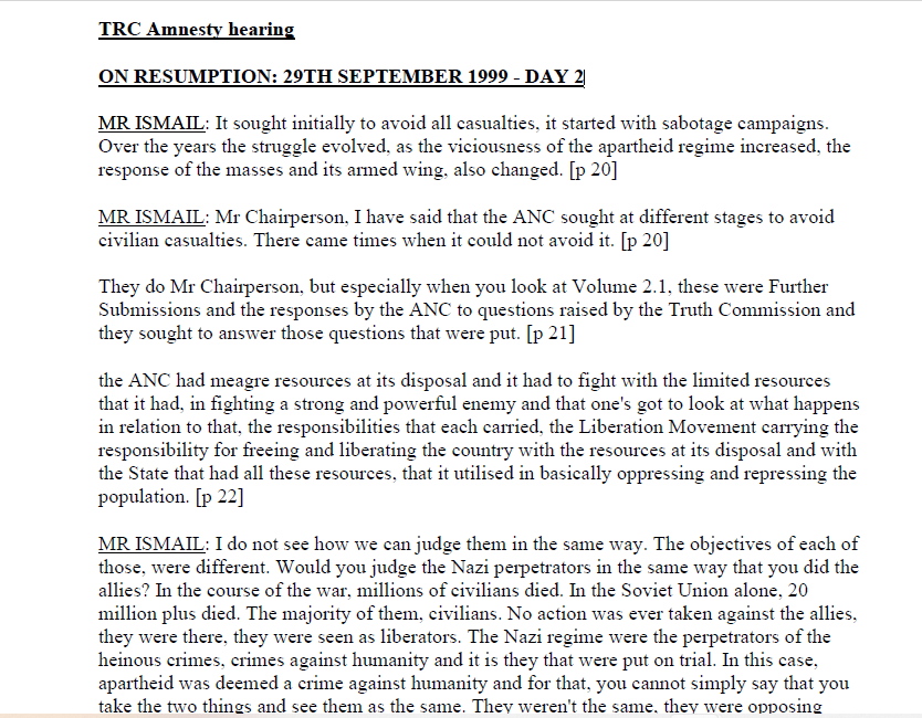 Amnesty Hearing (on resumption) 29th September 1999 - Day 2