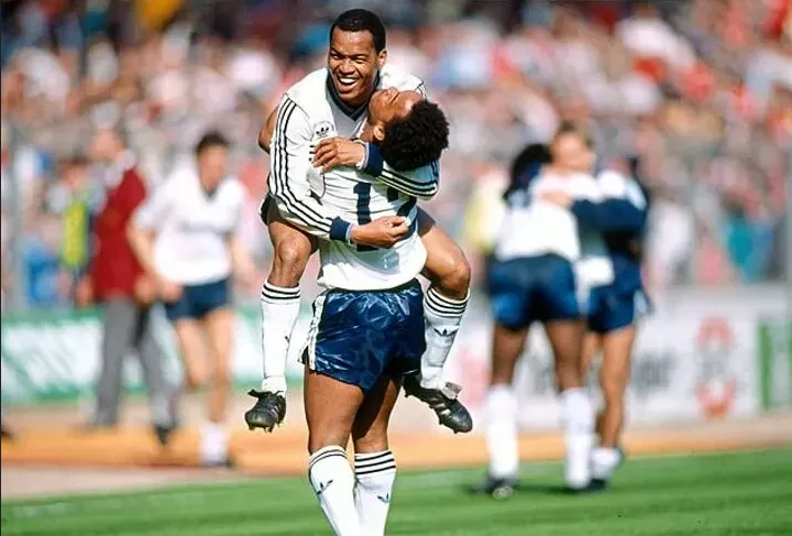 Brian and Mark Stein starred for Luton Town in the 1980s. Born in Cape Town, Brian became the first Black African-born player to represent England in 1984.