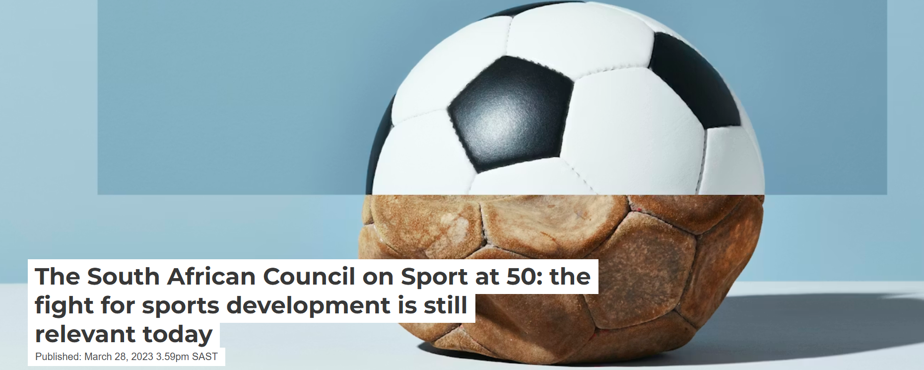 The South African Council on Sport at 50: the fight for sports development is still relevant today