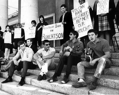 Nusas Students at a protest