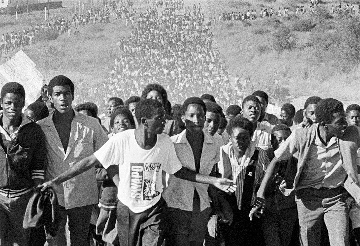 A police mob attacks big SWAPO rally