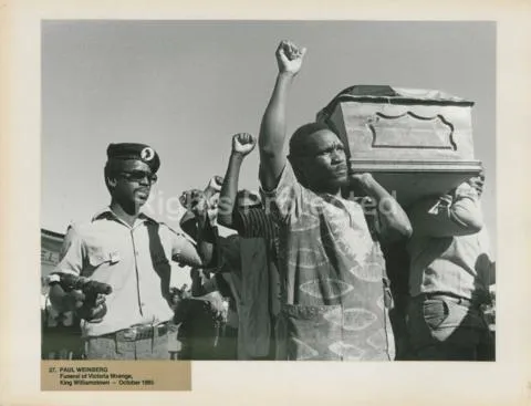 Youth rage follows the funeral of Victoria Mxenge