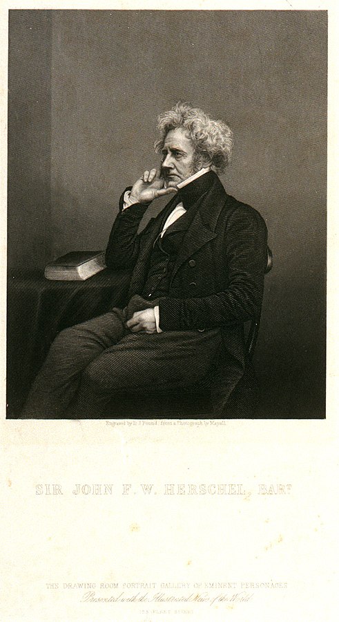 Sir John Herschel, British astronomer, arrives in Cape Town