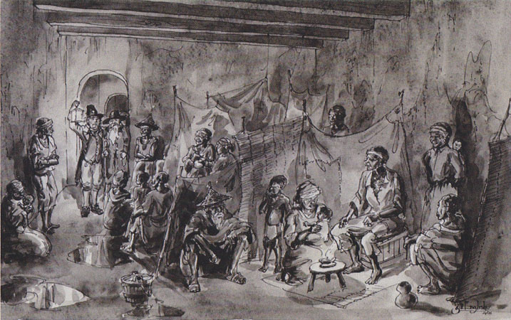 No time to wash at The VOC Slave Lodge