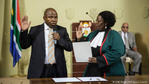 David Douglas van Rooyen was officially sworn in as Minister of Finance