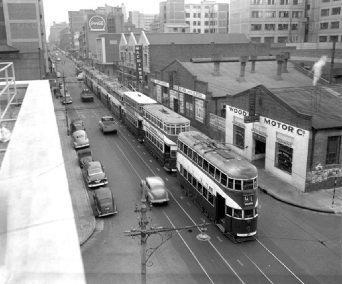 Electrically powered units replaced Johannesburg's horse-drawn trams