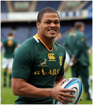 Juan de Jongh, the South African rugby player is born
