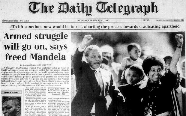 Nelson Mandela is free