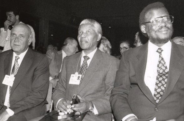 Buthelezi and Mandela meet and call for cease-fire