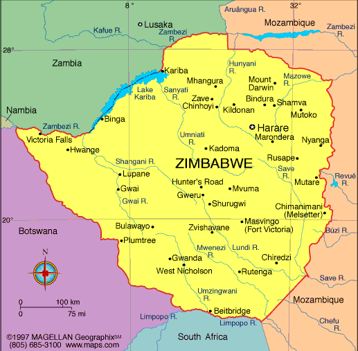 ZANU-PF wins the first free elections in Zimbabwe