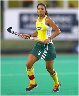 Marsha Cox, the South African hockey player is born