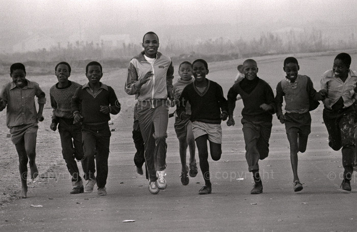 Athlete Mathews Motshwareteu enters the annals of the country’s athletics history after only five weeks of track athletics