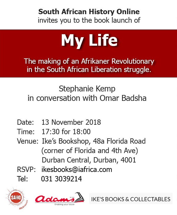 Book launch of My Life by Stephanie Kemp