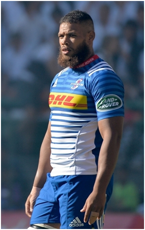 Nizaam Carr, the South African rugby player is born