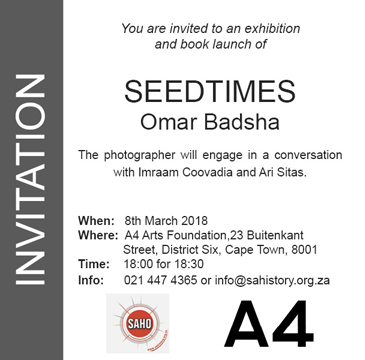 Seedtimes Book Launch Cape Town