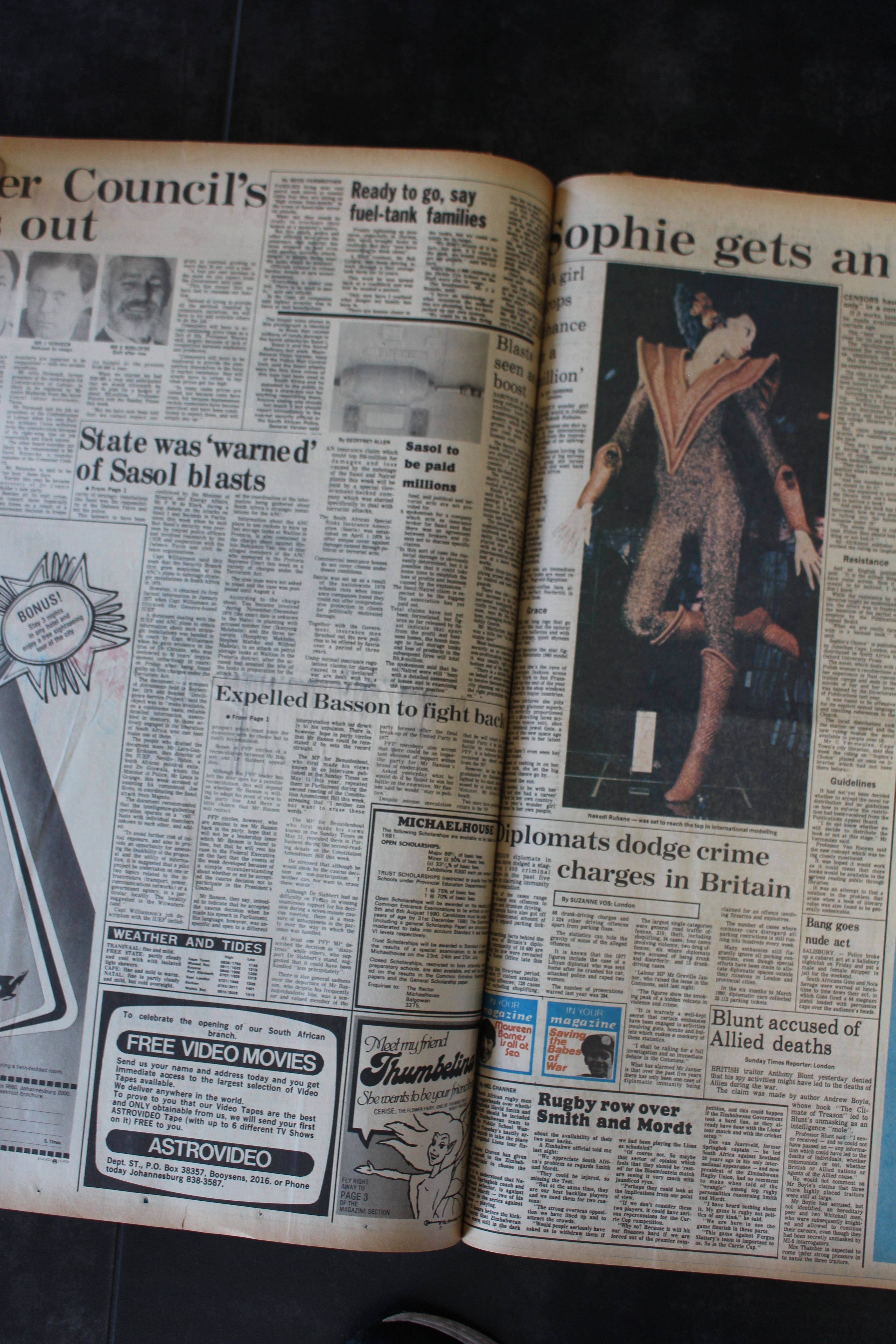 State was warned of Sasol blasts, Sunday Times, 8 June 1980, Part 2