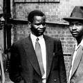 Oliver Tambo (middle) with ANC Youth league members Matthews (left) and Makiwane (right), Treason Trial, 1956