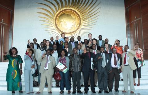 Members of Pan-African Parliament at Addis Ababa, 06 March 2012