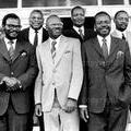 The first summit of Bantustan leaders. In front left to right ...