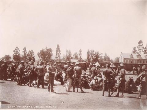 Boer prisoners of the Anglo-Boer war in Johannesburg