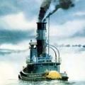 A steamboat. 