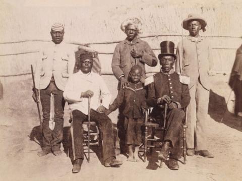 Chief Masupa and his sons