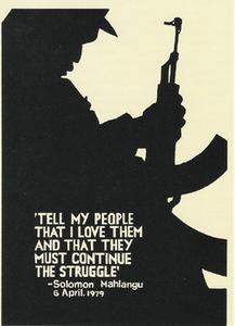 Solomon Mahlangu poster