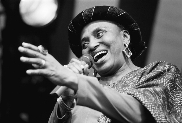 Makeba at the Africa Festival in Delft, the Netherlands, 4 August 1990