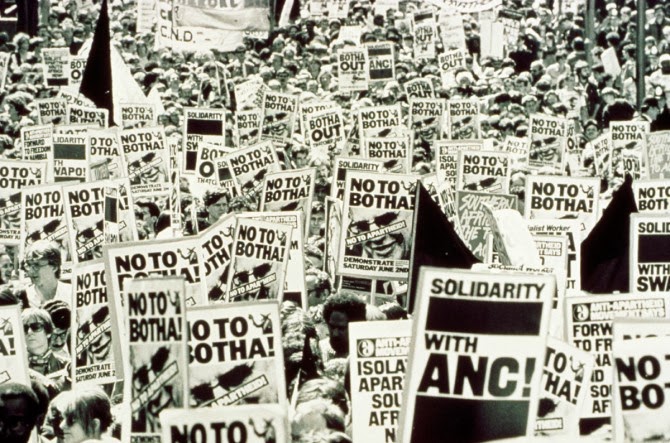 No to Botha demonstration