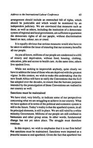 Address to the International Labour Conference page 65