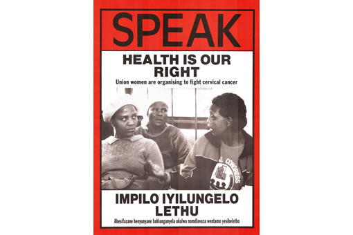 SPEAK magazine poster